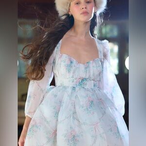 BNWT Selkie Debutante Puff Sleeve Mini